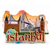 İstanbul Temalı Ahşap Buzdolapı Süsü Magnet Alk5938
