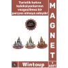 #Magnet Hediye Şehir Simgeli Dekoratif Dayanıklı Hatıra Eşyası Buzdolabı İstanbul Tema Metal Magnet