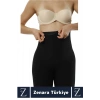 İz İç Göstermez Kaymaz Beden İncelten Sıkılaştıran Toparlayan LAZER KESİM Yüksek Bel Paçalı Korse