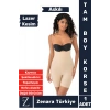 İz İç Göstermez Kaymaz Sıkılaştıran Şekillendiren Toparlayan LAZER KESİM Askılı Tam Boy Korse