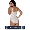 İz İç Göstermez Kaymaz Vücut Şekillendiren Sıkılaştıran Toparlayan Çıtçıtlı Slip Body Korse