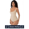 İz İç Göstermez Kaymaz Vücut Sıkılaştıran İncelten Toparlayan LAZER KESİM Gögüs Destekli Body Korse