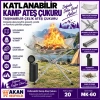 Kamp Ateş Keyfi – Katlanabilir Taşınabilir Kamp Ateş Çukuru