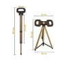 Katlanabilir Baston Tabure, Walking stick and portable stoo