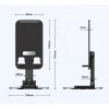 #TelefonTutucu 360 Derece Döner Yüksekliği Ayarlanır Masaüstü Katlanır Telefon Tablet Tutucu Stand