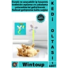 #KediOltası İnteraktif Çanlı Hareketli Esnek Kelebek Model Kendinden Yapışkanlı Şık Kedi Oyun Oltası