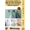 #Askı Pratik Dekoratif Vida Gerektirmeyen Güçlü Tutucu Kendinden Yapışkanlı Renkli Duvar Askısı