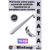 #Kerata Metal Paslanmaz Sağlam Uzun Lüks Ergonomik Çelik Krom Kaplama Ayakkabı Çekeceği Kerata 75 Cm