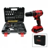 Kırmızı Renk Şarjlı Matkap Seti - 1350 RPM - Çantalı - 24W