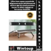 #LaptopStandı Ergonomik Portatif Notebook Standı Siyah 2 Kademeli Katlanır Yapışkanlı Laptop Standı