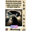 #Led Dekoratif Yılbaşı Aydınlatma Süsleme Şık 10 Metre Damla Uçlu Şık Gün Işığı Siyah Kablo 100 Led