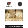 LETS PARTY Yazılı Neon Led