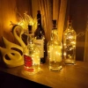 #Led Gün Işığı Dekoratif Pilli Şişe Süsleme Işığı Esnek Zarif Mantar Tıpa Şeklinde Peri Led 50 Adet