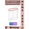 #MamaKabı Hava Geçirmez Kapaklı Taze Tutan Plastik Mutfak Saklama Kabı Mama Kabı 1.7 Litre