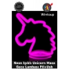 Neon Işıklı Unicorn Masa Gece Lambası Pil+Usb