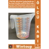 #ÖlçüKabı Premium Şeffaf Plastik Sağlıklı Mutfak Gereçleri Pratik Un Şeker Sıvı Toz Bakliyat Çoklu Hassas Ölçüm Özel Ölçü Kabı 1 Litre