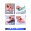 Özel Dayanıklı Ultra Esnek Bükülebilir Sert Zemin Musluk Mutfak Banyo Askılı Temizlik Fırçası 1 Adet