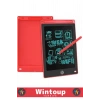 Özel Model Dijital Kalemli Çocuk Eğitim Tableti Grafik Not Ödev Resim LCD Writing Tablet Kırmızı