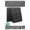 Özel Seri Dijital Kalemli Çocuk Eğitim Tableti Grafik Ders Not Ödev Resim LCD Writing Tablet Siyah