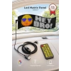 Özel Seri Model Araç Görsel Led Matrix Panel 9x37cm RP937 Siyah