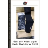 Özel Seri Model Giyim Basic Siyah Çorap 36-39
