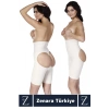 Özel Üretim Gündelik İç Göstermez Kaymaz Vücut Şekillendiren Sıkılaştıran Toparlayan Popo Açık Korse