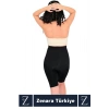 Özel Üretim Günlük İç Göstermez Vücut Şekillendiren Toparlayan Beden Küçülten Ağraflı Paçalı Korse