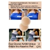 Özel Üretim Kadın Ten İç Giyim %100 Silikn Göğüs Ucu Kapatan Gizleyen Ped Nipple Pad 7 cm 2 Çift