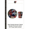 Özel Üretim Karton Tabak Bardak Örümcek Adam 8’li Tema Sofra İkram