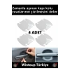 Özel Üretim Otomobil Kapı Yuvası Kapı Kolu Çizilme Aşınma Darbe Koruyucu Film 4lü Set