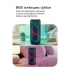 Özel Üretim Açık Alan Radyo Aksesuar Bluetooth Hoparlör D64 Siyah
