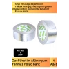Özel Üretim Suya Sıcaklığa Dayanıklı Tamir Soba Boru Yama Alüminyum Yanmaz Folyo Bant 44Mm-20 Metre
