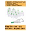 Özel Üretim Yüksek Kaliteli Selülit Çatlak Giderici Vakumlu 36lı Hacamat Kupası Seti