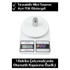 Portable Scale 10kg Kapasiteli Dijital Hassas Terazi Otomatik Kapanma Özellikli Tartı