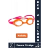 Premium Ayarlanabilir Kayış Su Geçirmez UV Koruma Silikon Plastik Anti-Fog Kutu Çocuk DENİZ GÖZLÜĞÜ