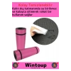 Premium Çift Taraflı Su Geçirmez Taşıma Askılı Kamp  Uyku Matı Minder Yoga Pilates Pembe 16 Mm