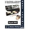 Premium Dayanıklı Silinebilir Aile Ev Arkadaş Kahve Cafe Oyun SİYAH İNCİ 101 OKEY TAKIMI