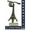 Premium Dekoratif Koleksiyon Moda Ev Ofis Hediyelik Çok Şık KARTAL Süslemeli EYFEL KULESİ