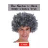 Premium Eğlence Etkinlik Kostüm Cadılar Bayramı Şık Kabarık Bonus Afro Kıvırcık Unisex Parti Peruğu