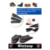 Premium Ortopedik Ultra Yumuşak Tasarım 5 Cm Boy Uzatan Ayakkabı Topuk Kaymaz Tabanlık 2 Çift