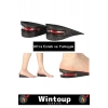 Premium Ortopedik Ultra Yumuşak Tasarım 5 Cm Boy Uzatan Ayakkabı Topuk Kaymaz Tabanlık 2 Çift