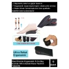 Premium Ortopedik Ultra Yumuşak Tasarım 5 Cm Boy Uzatan Ayakkabı Topuk Kaymaz Tabanlık 4 Çift