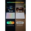 Premium Set Modern Işıklı Kablosuz Klavye Mouse Seti TMK09 Mor
