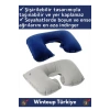 Premium Yüksek Kaliteli Portable Şişirilebilir Taşınabilir Yolcu Seyahat Ense Boyun Yastığı 2 Adet