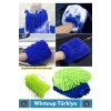 Premium Yumuşak Esnek Mikrofiber Oto Araç İç Dış Elektronik Otomobil Yıkama Temizleme Eldiveni 1Adet