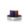 Renkli 216 adet mıknatıs neocube mıknatıs 5mm neodyum