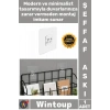 #Askı Mutfak Banyo Güçlü Askı Şeffaf Yapışkanlı Duvar Askısı Çift Kancalı Pratik Düzenleyici Askı
