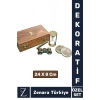 Sevgili Özel Denizci Koleksiyon Hediye PİRİNÇ PUSULA KUM SAATİ DÜRBÜN Ahşap Kutulu Premium Set