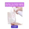 Seyahat Tipi Çanta Boy Sızdırmaz Yıkanıp Tekrar Kullanılabilir Krem Losyon Şampuan Kabı 100 Ml 2Adet