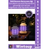 #Sineklik Taşınabilir Sessiz Güvenli 360° Korumalı Şarjlı Fener Şık Kamp Tipi UV Işıklı Sinek Kovucu